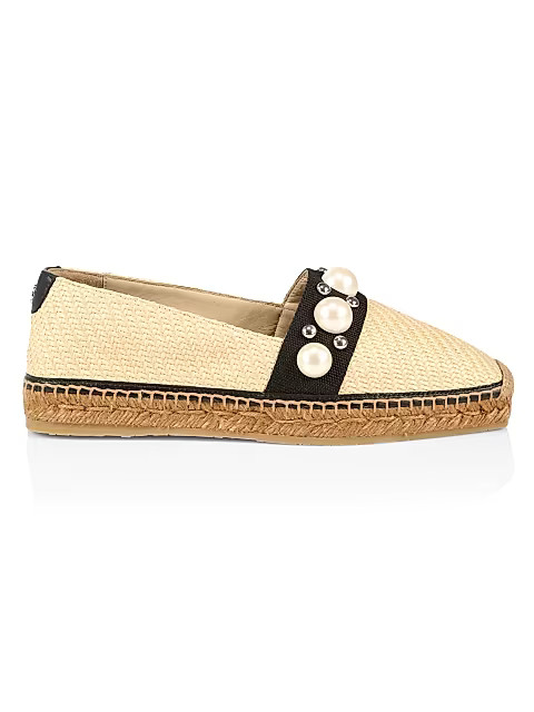 Dru Embellished Woven Espadrilles | Saks Fifth Avenue