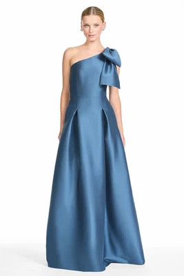 MARINA GOWN - STEEL BLUE | Sachin and Babi