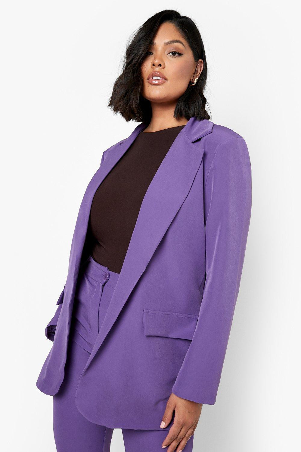 Plus Oversized Dad Blazer & Pants Suit | Boohoo.com (US & CA)