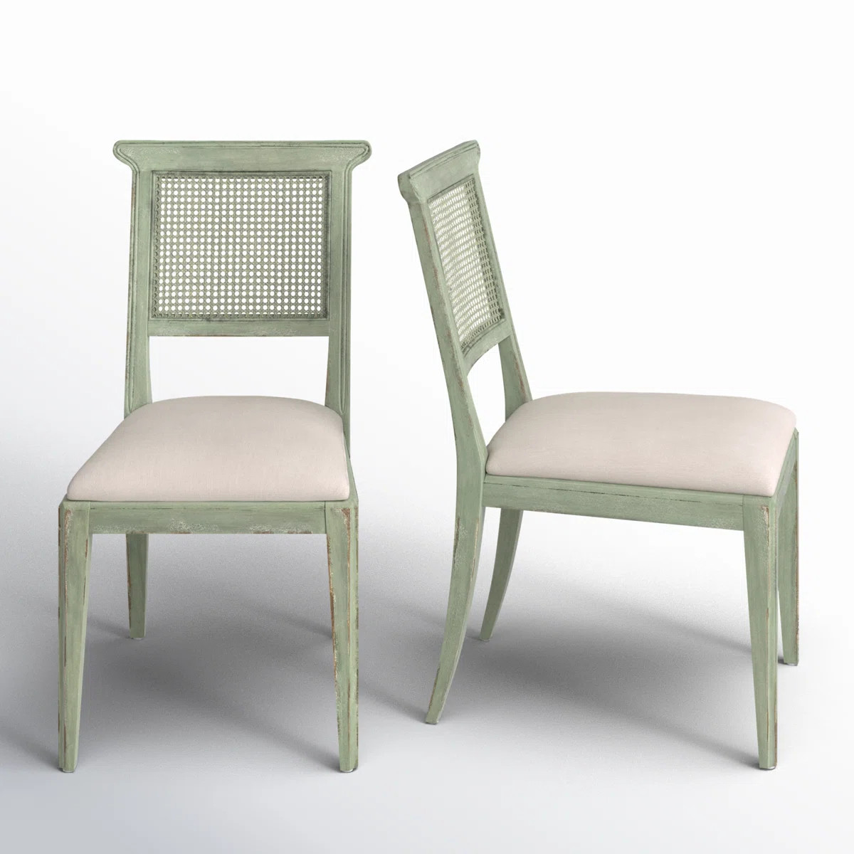 Aileen Cane Back Dining Chair (Set of 2) | Birch Lane