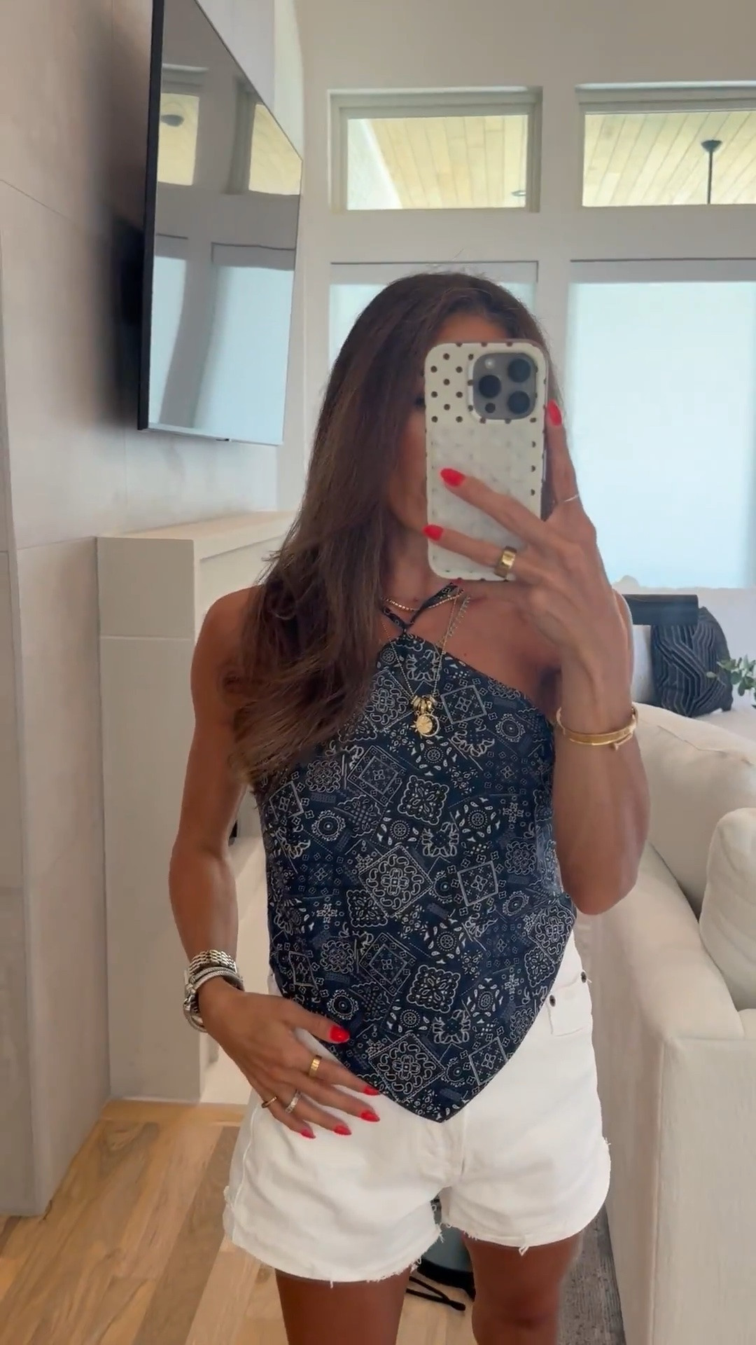 Summer outfit halter top size xs