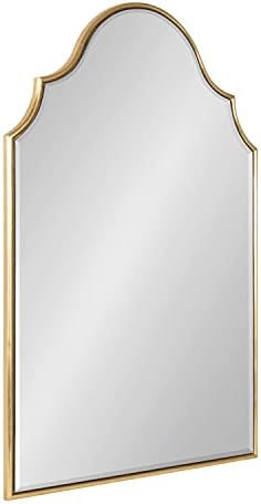 Amazon.com: Kate and Laurel Leanna Modern Arched Wall Mirror, 30 x 20, Gold, Glamorous Decorative... | Amazon (US)