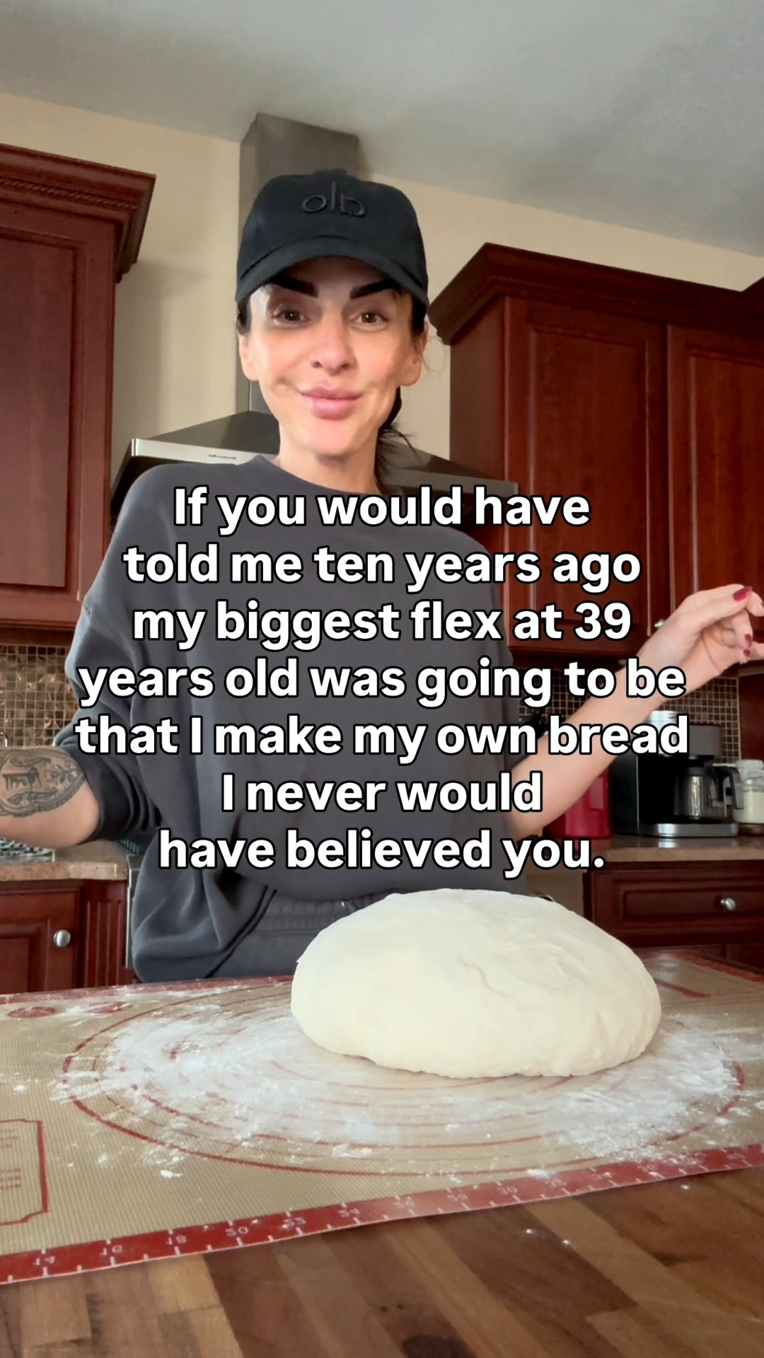 This silicone baking mat is a game changer. If you’re a bread making lady this makes clean up SO much easier! 

#LTKfoodie #LTKFindsUnder50 #LTKvlog