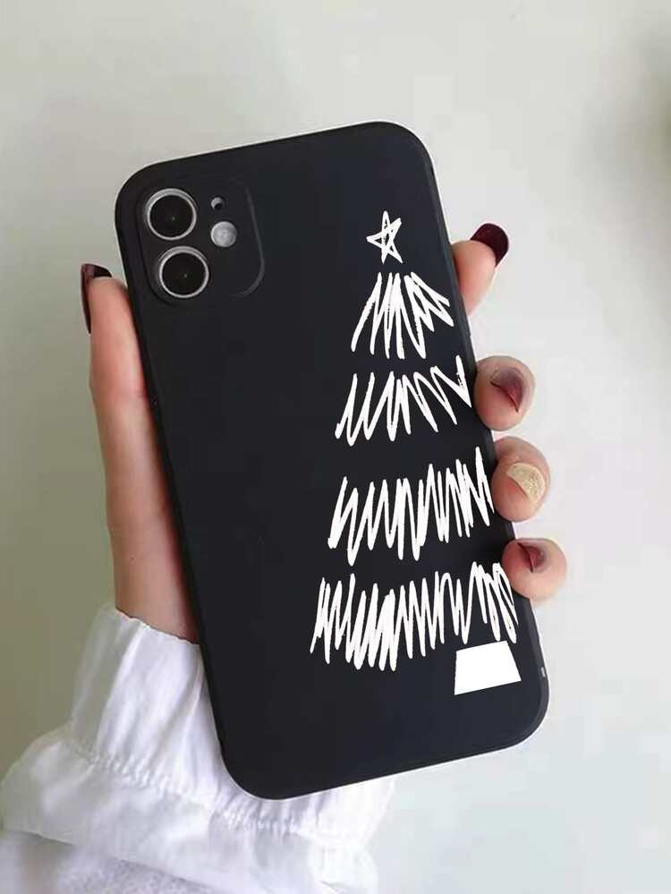 Christmas Tree Pattern Phone Case | SHEIN