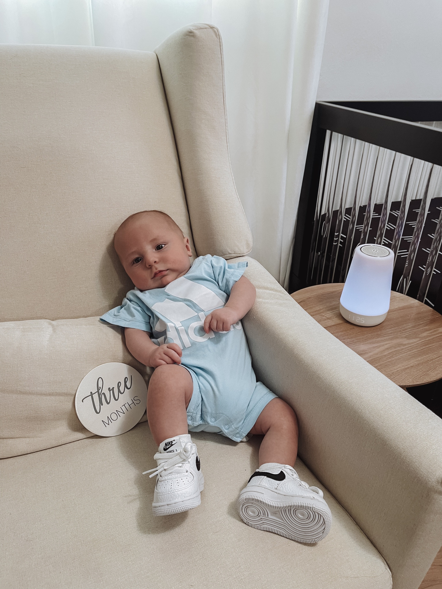 Happy 3 months to my lovie Jack 🫶🏻👶🏼🎉

infant nursery baby newborn three months milestone baby clothes infant clothes home kids family rocking chair glider swivel chair nursery chair crib

#LTKbaby #LTKkids #LTKhome