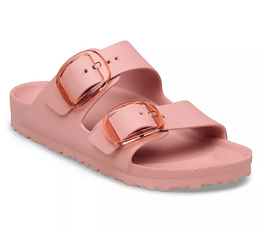 Make Your Selection: Birkenstock Big Buckle Two-Strap Slide Sandal - Arizona EVA | QVC