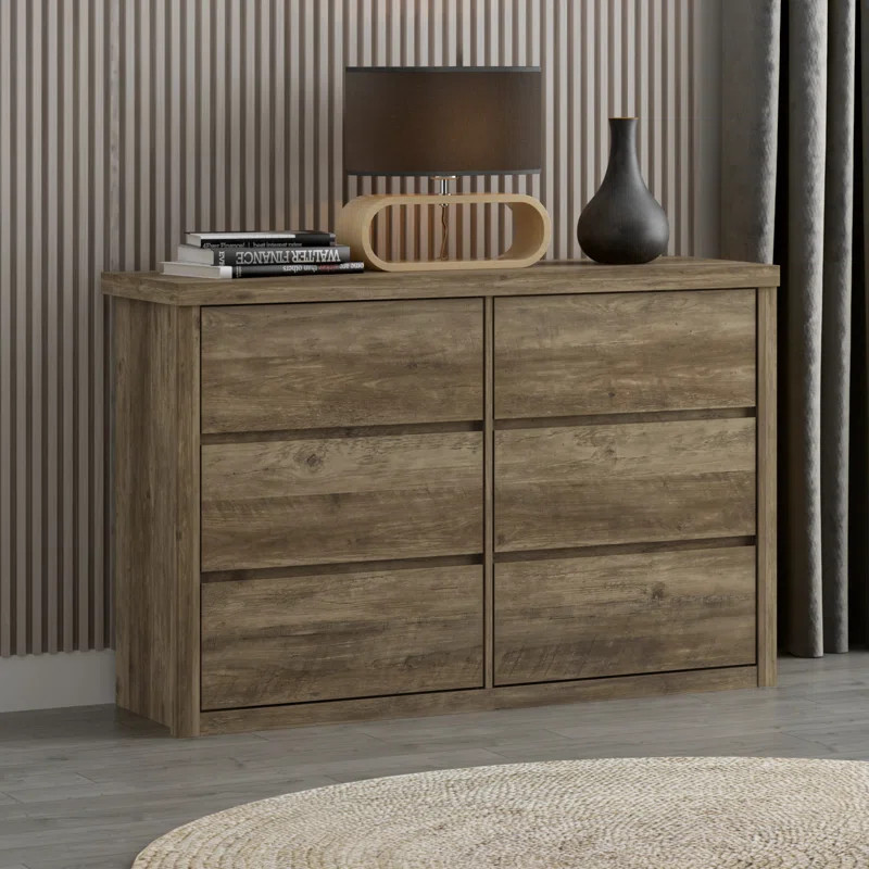 Brannick 46.6'' W 6 - Drawer Dresser | Wayfair North America