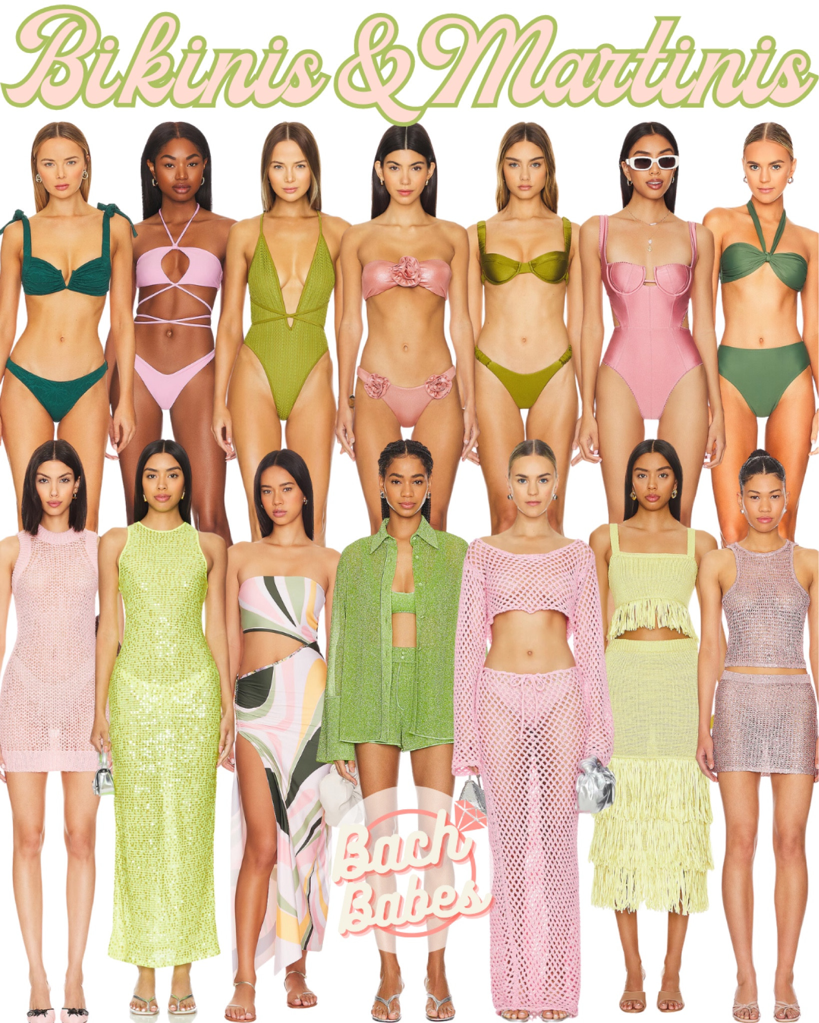 Bikinis & Martinis🍸💍👙 Bachelorette Party Outfit Inspo!

Bikinis and martinis, bachelorette party, bachelorette party inspiration, tini bit older, bach babes, bachelorette party, bach party
