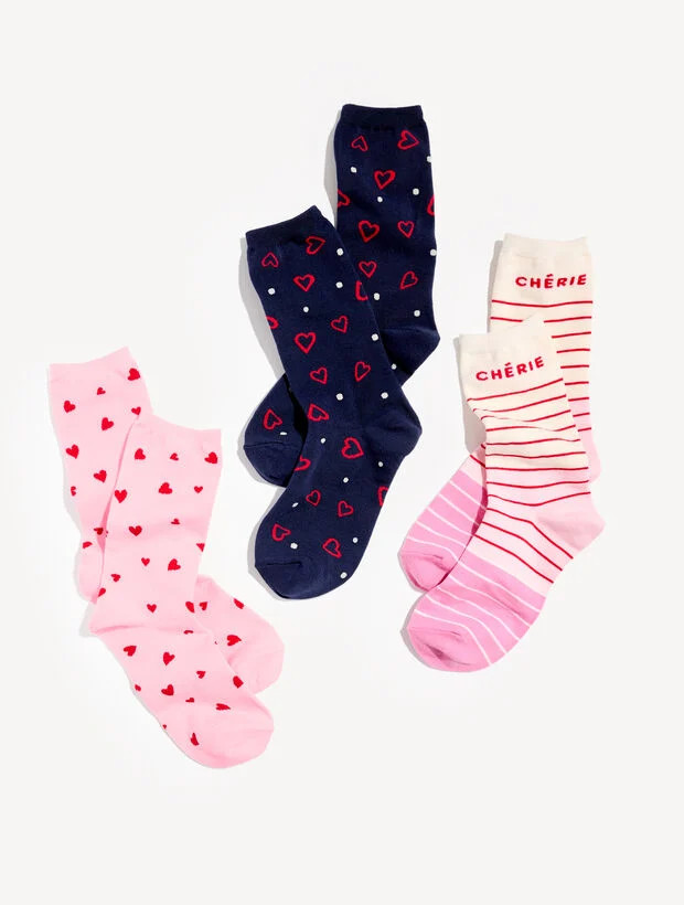Valentine Trouser Socks 3 Pack Gift Set | Talbots