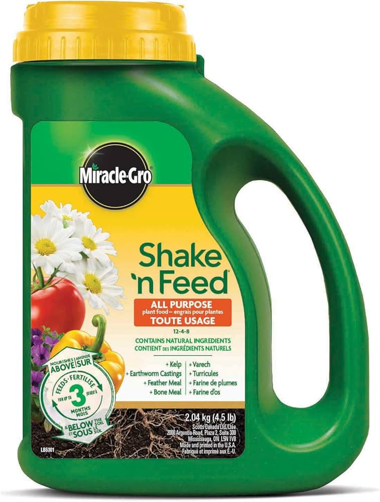 Miracle-Gro Shake N Feed All Purpose Plant Food - 2.04kg | Amazon (CA)