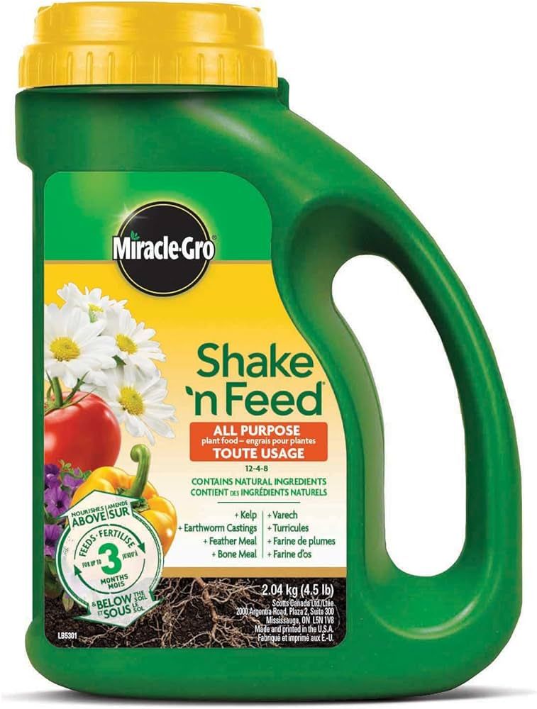 Miracle-Gro Shake N Feed All Purpose Plant Food - 2.04kg | Amazon (CA)