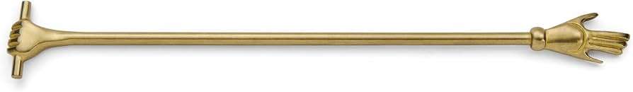 khtumeware 100%-Solid Brass 1 Pack Brass Hand Book Mark - Stylish for Book Spines, Bed Reading & ... | Amazon (US)