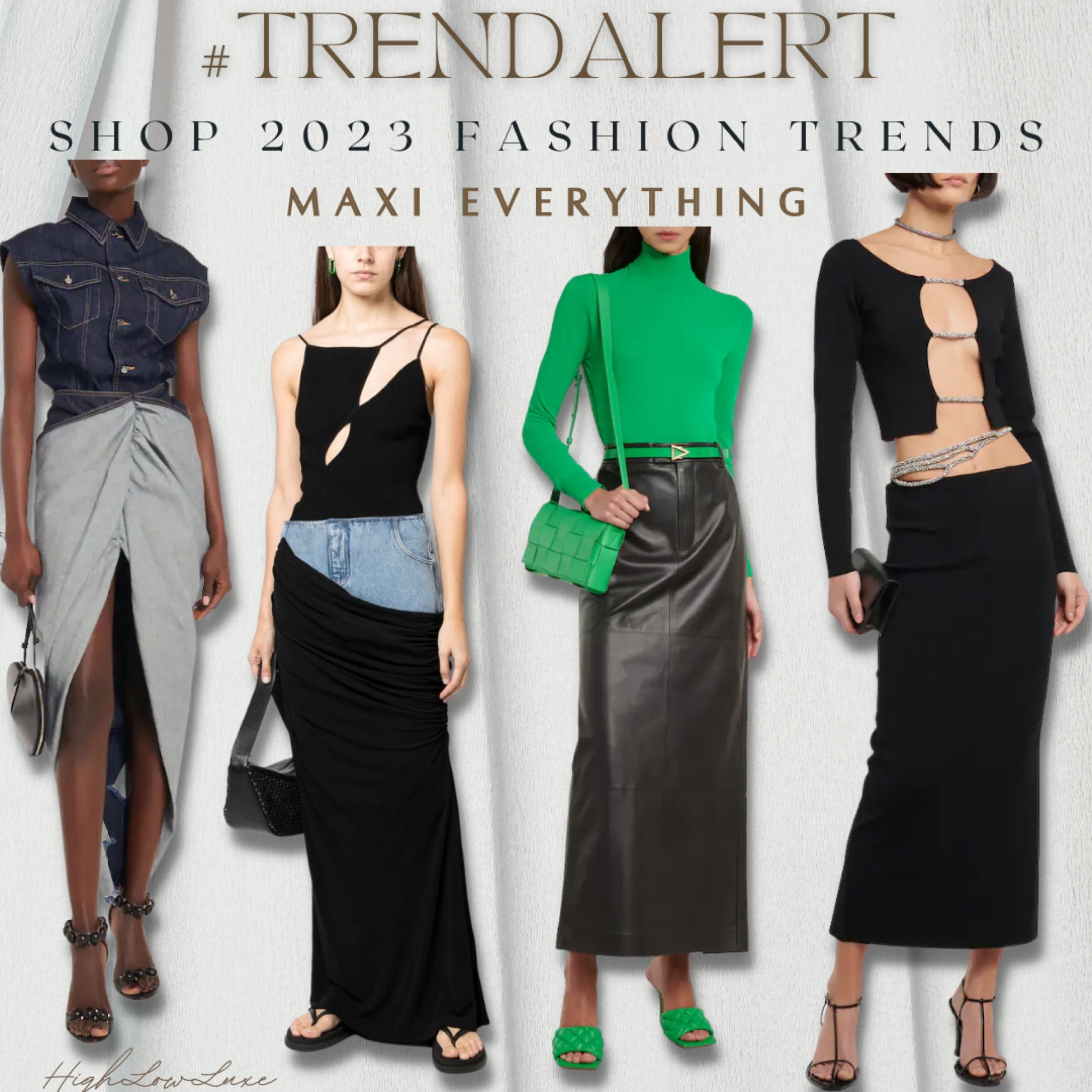 Shop 2023 fashion trends here! All maxi everything is probably my fav trend this season! Leather, denim, knit…maxi skirts & dresses are perfect for any one!

#LTKstyletip #LTKFind #LTKSeasonal