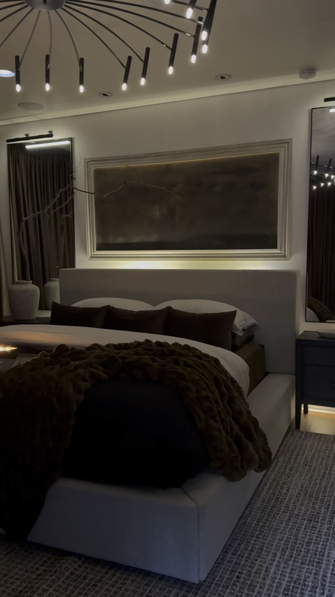 Simple Moody Bedroom Decor. 

#LTKfindsunder50 #LTKover40 #LTKhome