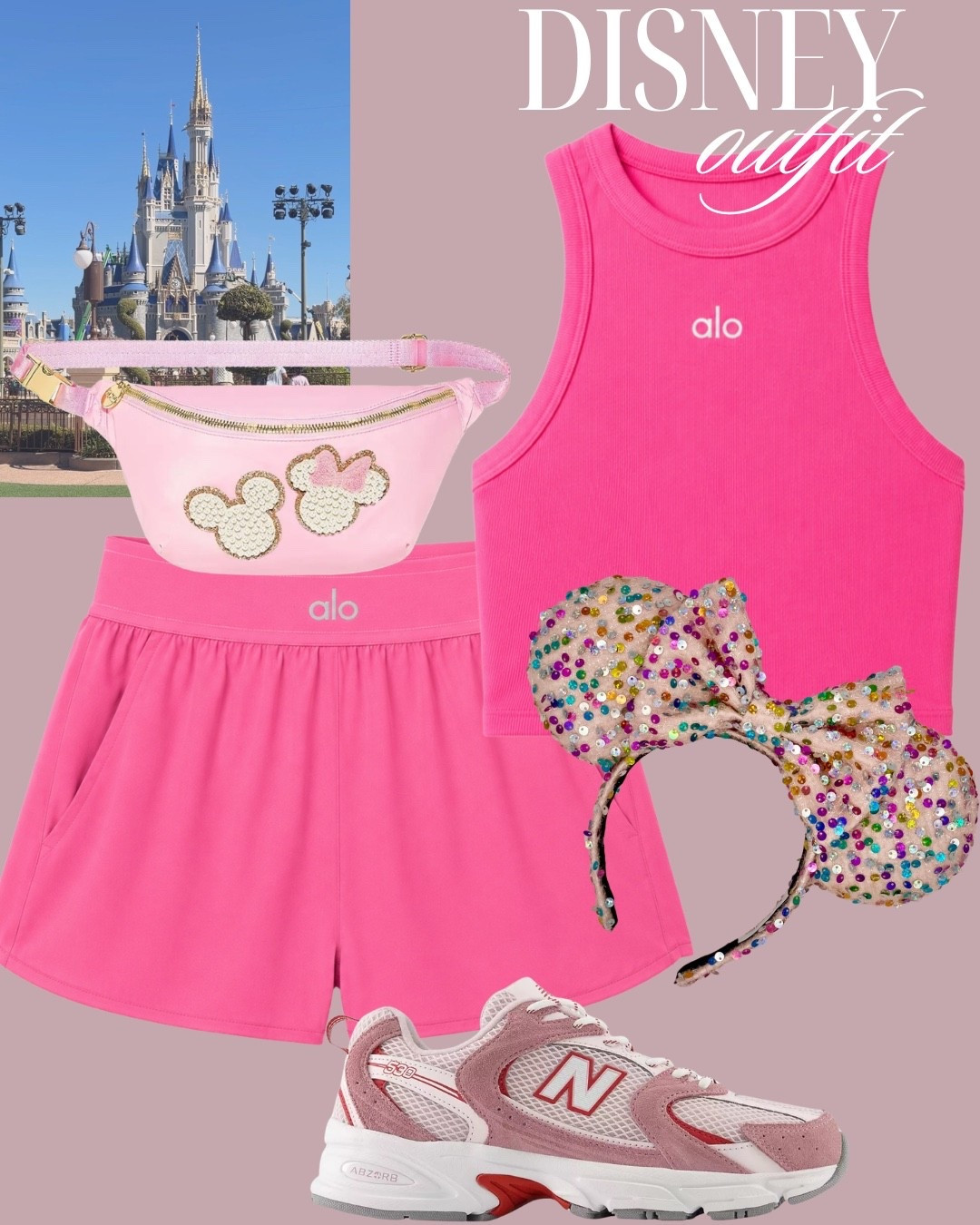 Disney Outfit for Magic Kingdom @Alo Yoga