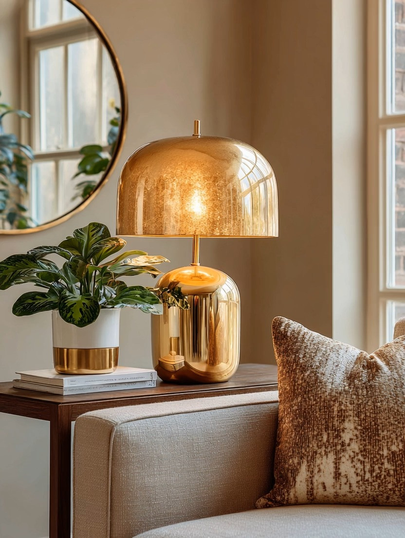 Add this elegant gold table lamp beside your sofa and instantly elevate your living room. The sculptural silhouette makes a statement even when it’s off — polished, refined, and effortlessly glamorous.

When it’s lit, the warm golden glow doubles the impact, creating a cozy, layered ambiance that feels intimate and luxurious. Day or night, this piece works hard for your space.

A small addition. A major transformation.

#LivingRoomDecor #GoldAccent #LuxuryHome #StatementLighting #ModernGlam #InteriorDetails #HomeUpgrade #ElegantLiving #WarmLighting #ElevatedStyle 

 #LTKHome