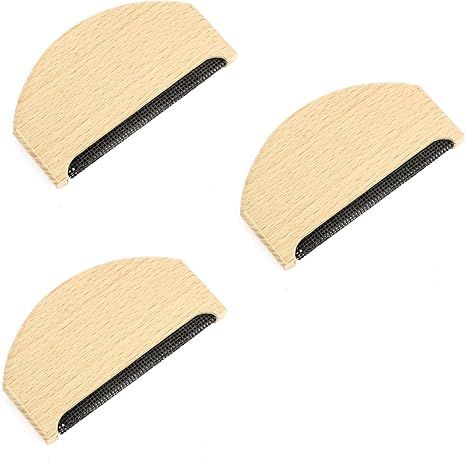 3PCS Cashmere Comb Sweater Shaver Wool Comb Bobble Remover Manual De-Pilling Comb Wooden Fuzz Fab... | Amazon (CA)