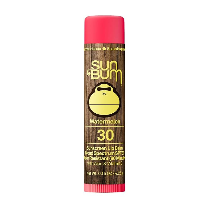 Sun Bum SPF 30 Sunscreen Lip Balm | Vegan and Cruelty Free Broad Spectrum UVA/UVB Lip Care with A... | Amazon (US)