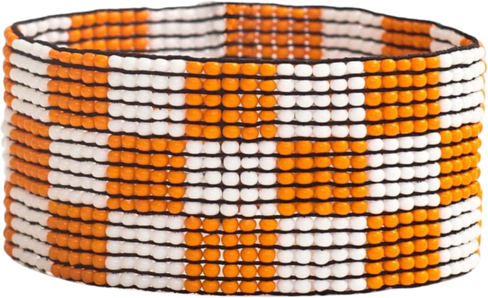 INK + ALLOY Game Day Striped Cuff Bracelets for Women, Beaded Stretch Bracelet for Football Gamed... | Amazon (US)