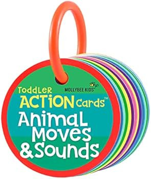 MOLLYBEE KIDS Toddler Action Cards Animal Moves and Sounds, Gifts for Ages 2+ | Amazon (US)