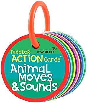 MOLLYBEE KIDS Toddler Action Cards Animal Moves and Sounds, Gifts for Ages 2+ | Amazon (US)