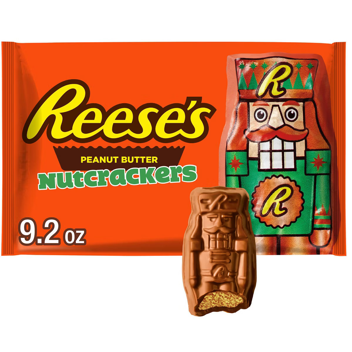 Reese's Christmas Chocolate Peanut Butter Crème Nutcrackers Holiday Candy - 9.2oz | Target