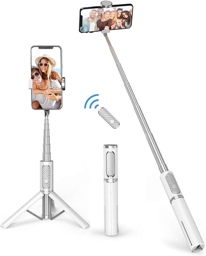 ATUMTEK Selfie Stick Tripod, Extendable 3 in 1 Aluminum Selfie Stick with Bluetooth Remote and Tr... | Amazon (US)