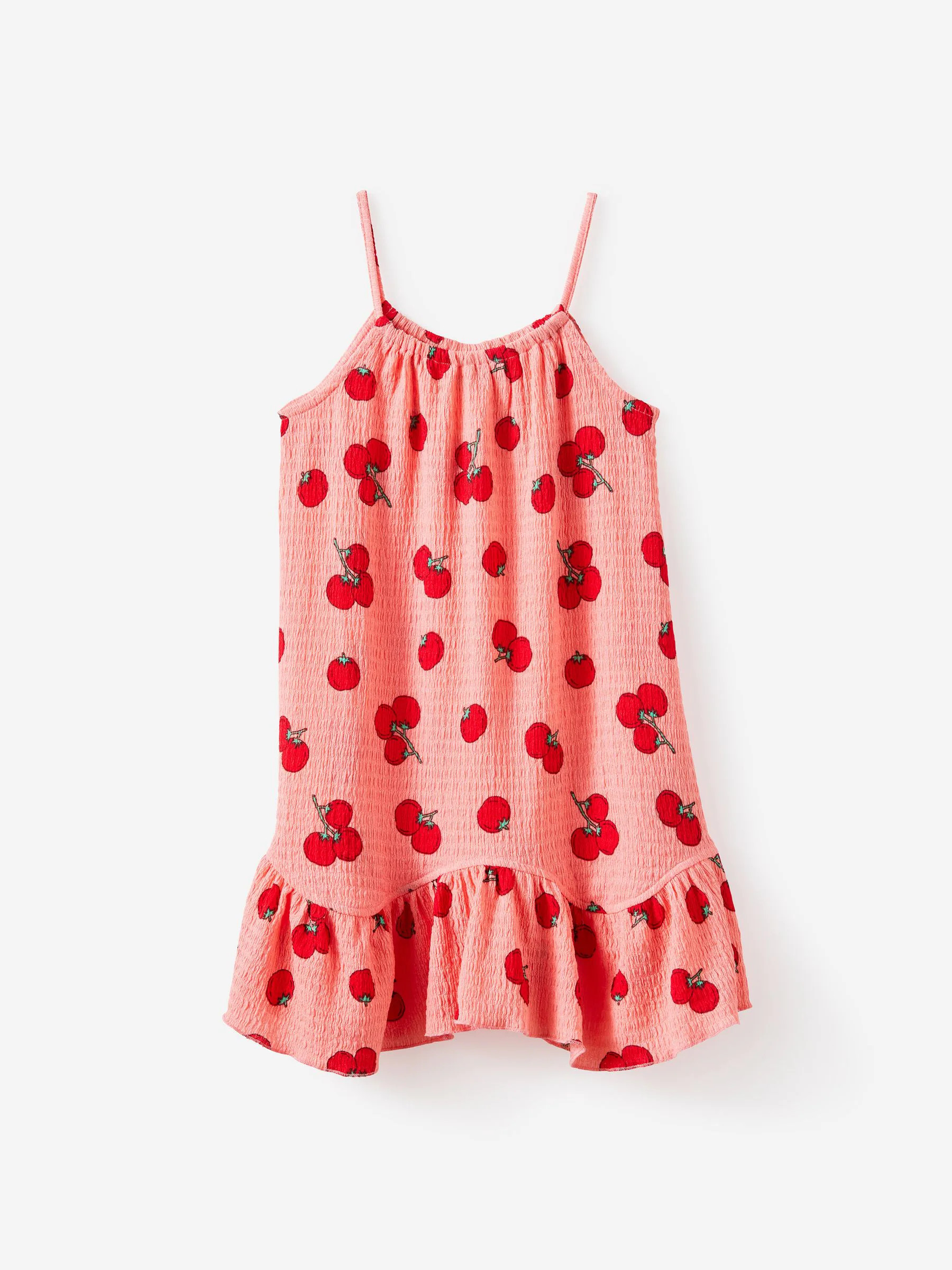 Cotton On Cotton On Pink Sunkissed Tomato Scalloped Sleeveless Dress | Next US