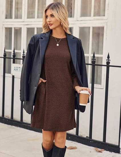 Cute, cozy and under $50? Say less 🍂 These Amazon fall sweater dresses are such good staples for cooler weather and they make putting an outfit together so simple. I love the mix of relaxed, fitted, belted and cable-knit styles for everything from casual weekends to dressier fall plans. #AmazonFinds #AmazonFashion #AmazonStyle #AmazonFallFinds #AmazonSweaterDress #SweaterDresses #FallSweaterDress #FallFashion #FallStyle #FallOutfitInspiration #FallDresses #AutumnOutfits #CozyFashion #CozyFallOutfit #SweaterSeason #FallWardrobeBasics #AffordableFashion #AffordableFallStyle #AmazonUnder50 #FashionUnder50 #AmazonDeals #CuteAmazonFinds #AmazonHaul #AmazonClothingFinds #CableKnitDress #KnitDress #BeltedSweaterDress #MiniSweaterDress #MidiDress #NeutralOutfitIdeas #BrownFallFashion #CreamStyle #BootSeason #FallBoots #ThanksgivingFashion #FallDateNightStyle #BrunchFashion #ChurchOutfits #WorkwearStyle #AmazonFashionInspo 

 #LTKSeasonal #LTKU #LTKSaleAlert