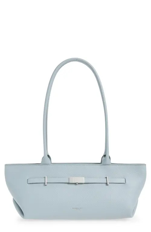 DeMellier The New York Leather Shoulder Bag in Pacific at Nordstrom | Nordstrom