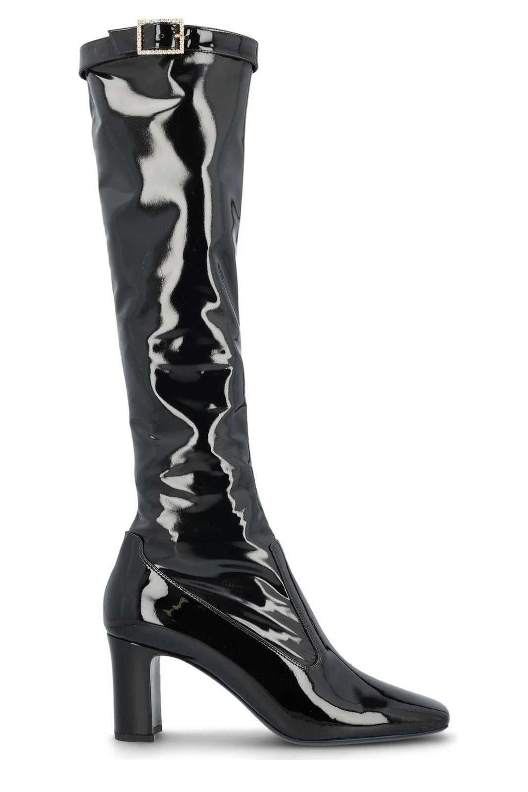 Saint Laurent Elle Square Toe Boots | Cettire Global