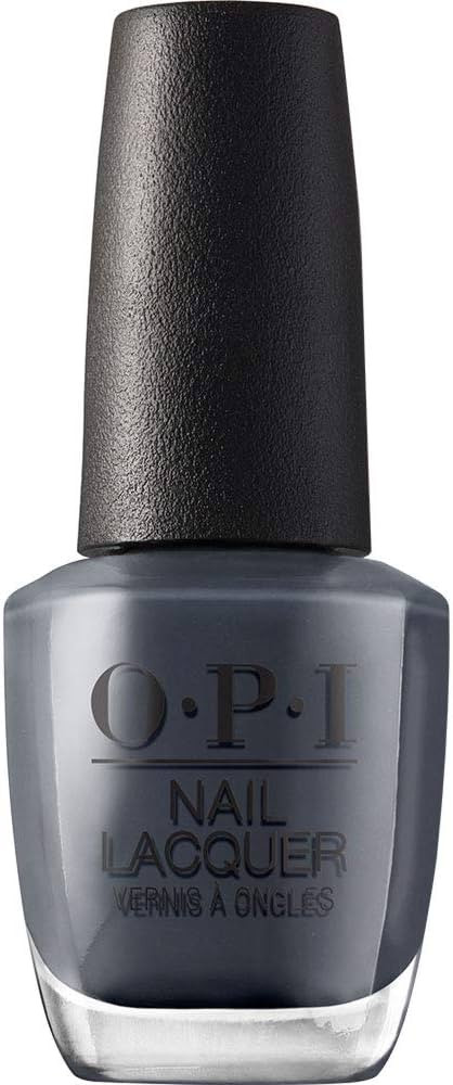 OPI Nail Lacquer Nail Polish | Opaque Dark Black & Gray Crème Chip Resistant Nail Polish | Fast ... | Amazon (US)