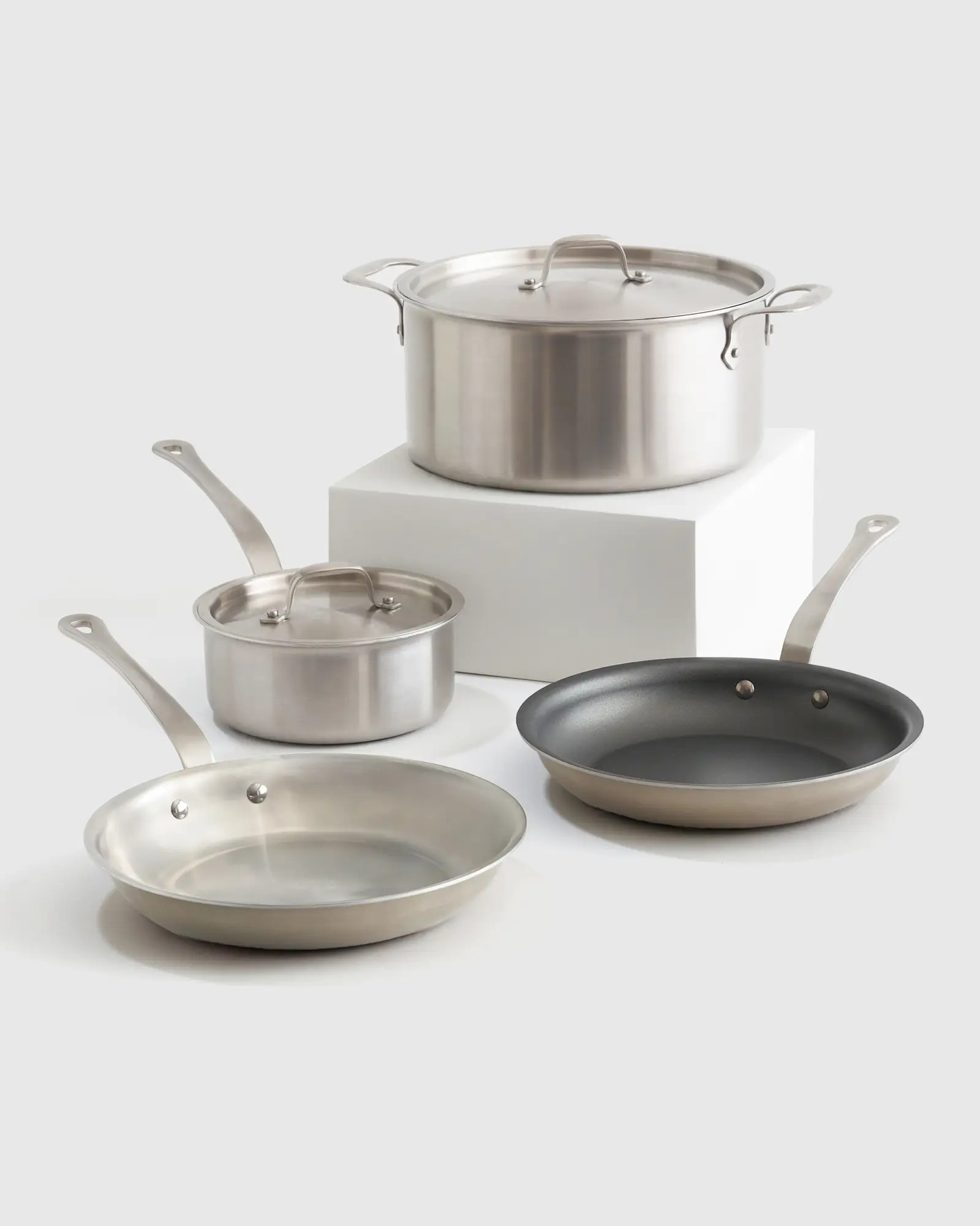 5-Ply Stainless Steel 6 Piece Cookware Set | Quince