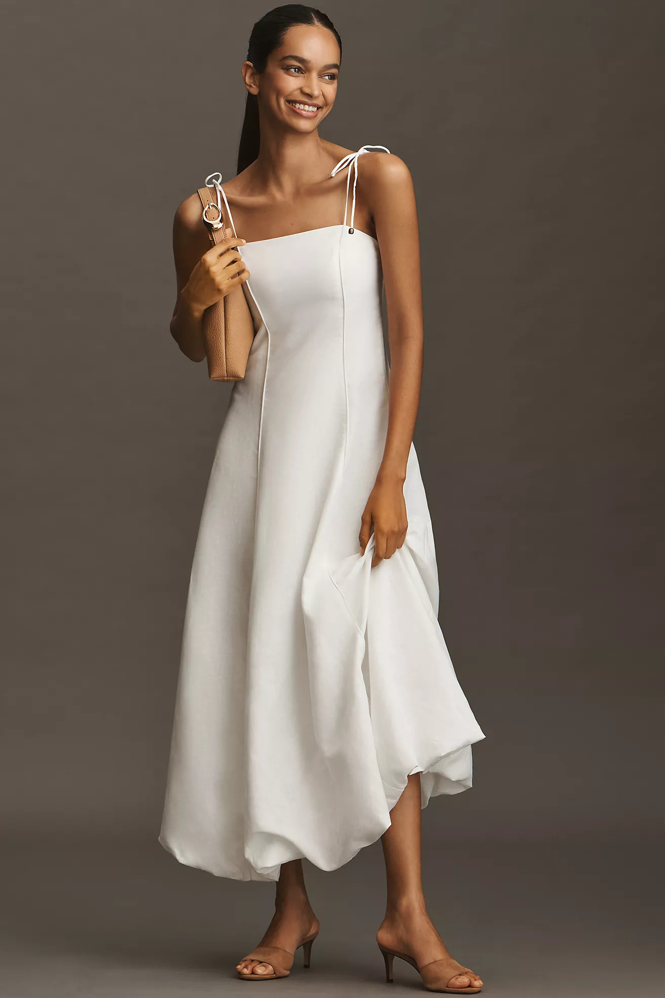 KIVARI Sylvia Sleeveless Bubble Maxi Dress | Anthropologie (US)