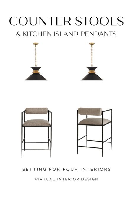 Kitchen counter stools and island pendants that coordinate. These gorgeous pendants are on sale- labor day sale 20% off!

Neutral, natural,
Black, beige, white, organic modern, transitional, farmhouse, Amazon home, Amazon finds, founditonamazon, lighting, chandelier, price drop 

#LTKSale #LTKhome #LTKFind