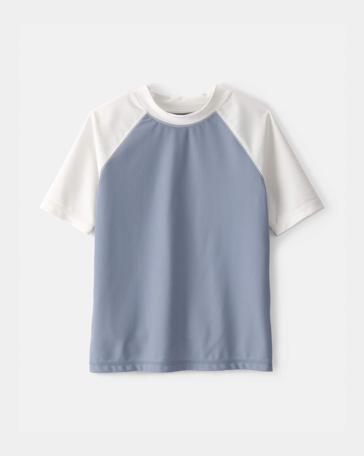 Boys Colorblock Short-Sleeve Rashguard - Blue/Ivory | Carter's Inc