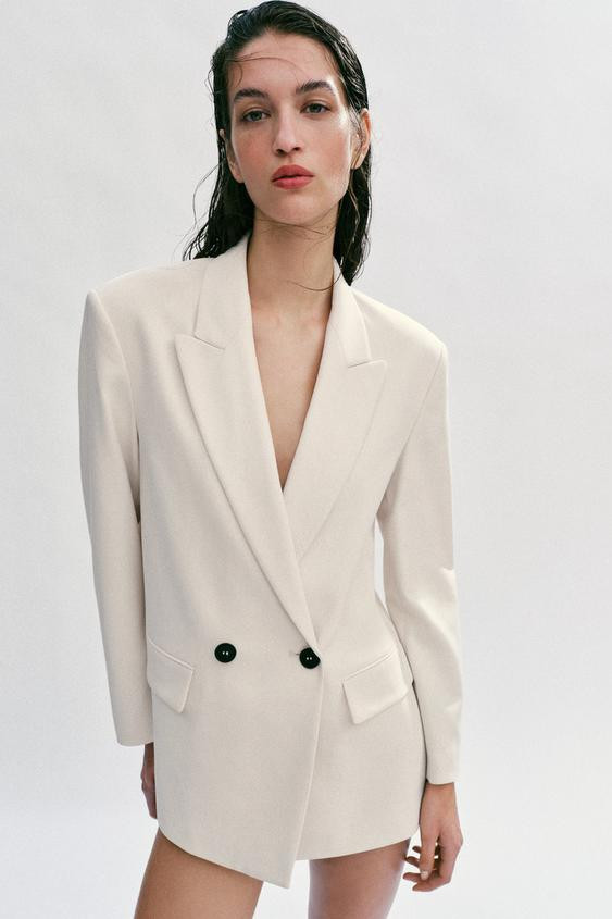 OVERSIZED DOUBLE BREASTED BLAZER | Zara US