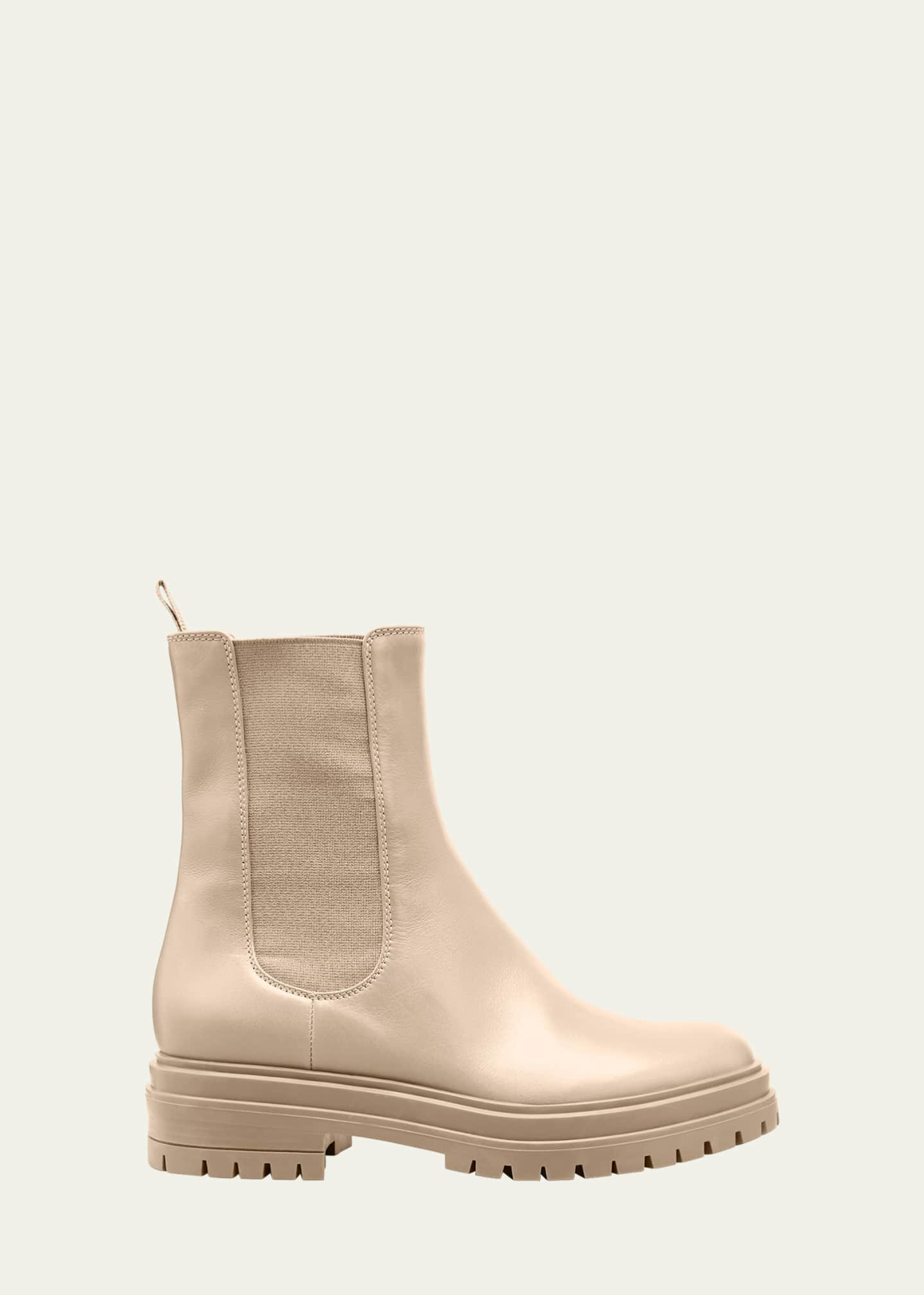 Gianvito Rossi 20mm Lug-Sole Chelsea Boots | Bergdorf Goodman