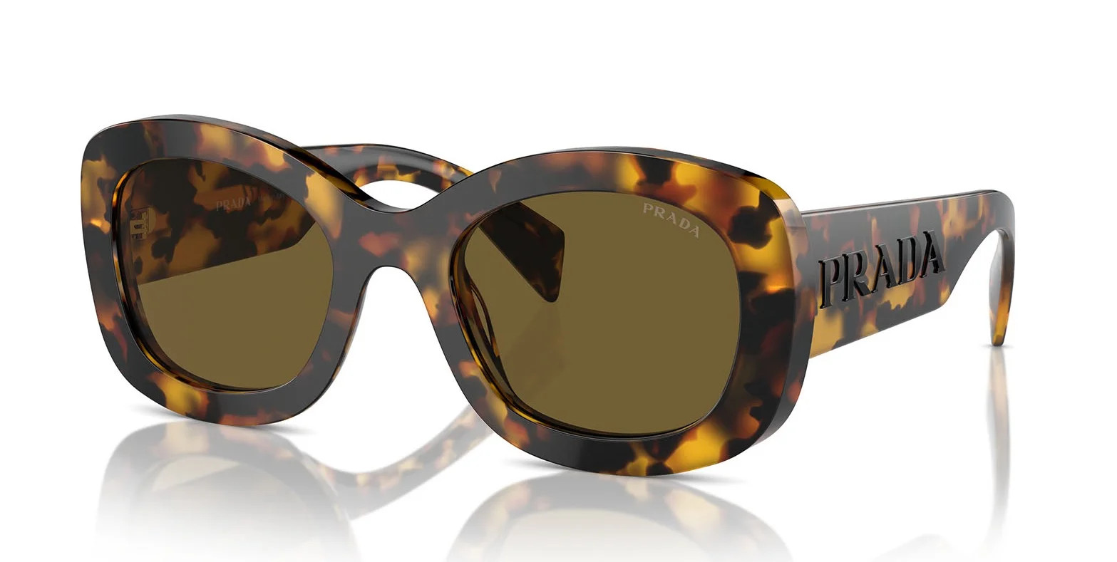 Prada Eyewear Oval Frame Sunglasses | Cettire Global