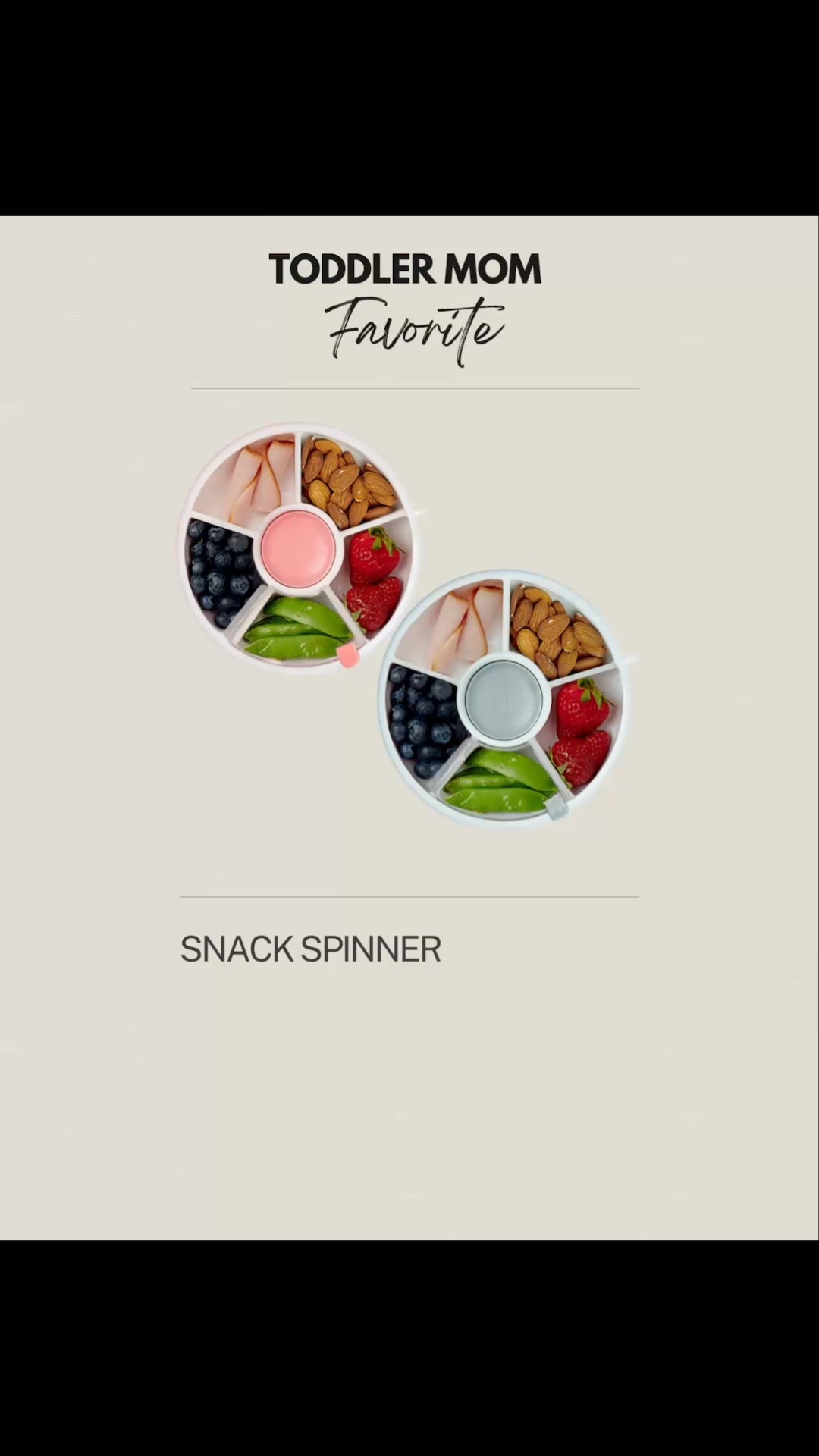 Snack Spinner Tray For Kids! 

#LTKFamily #LTKKids #LTKSaleAlert