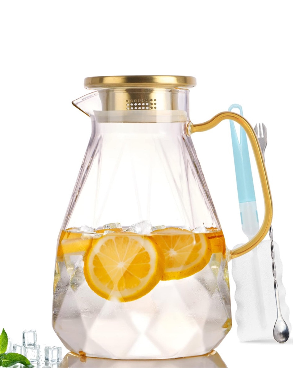 The BEST Glass Pitcher to heat up water on the stove and make homemade sweet tea!

#LTKHome #LTKFindsUnder50