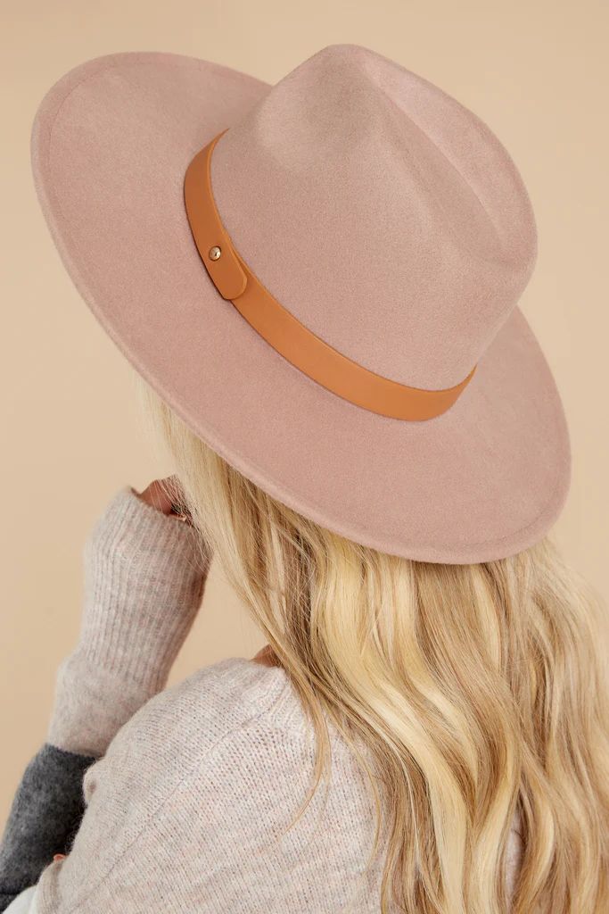 Dash Of Excellence Beige Hat | Red Dress 