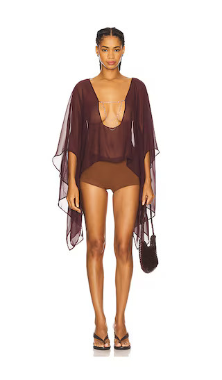 Cape Top in Plum | Revolve Clothing (Global)