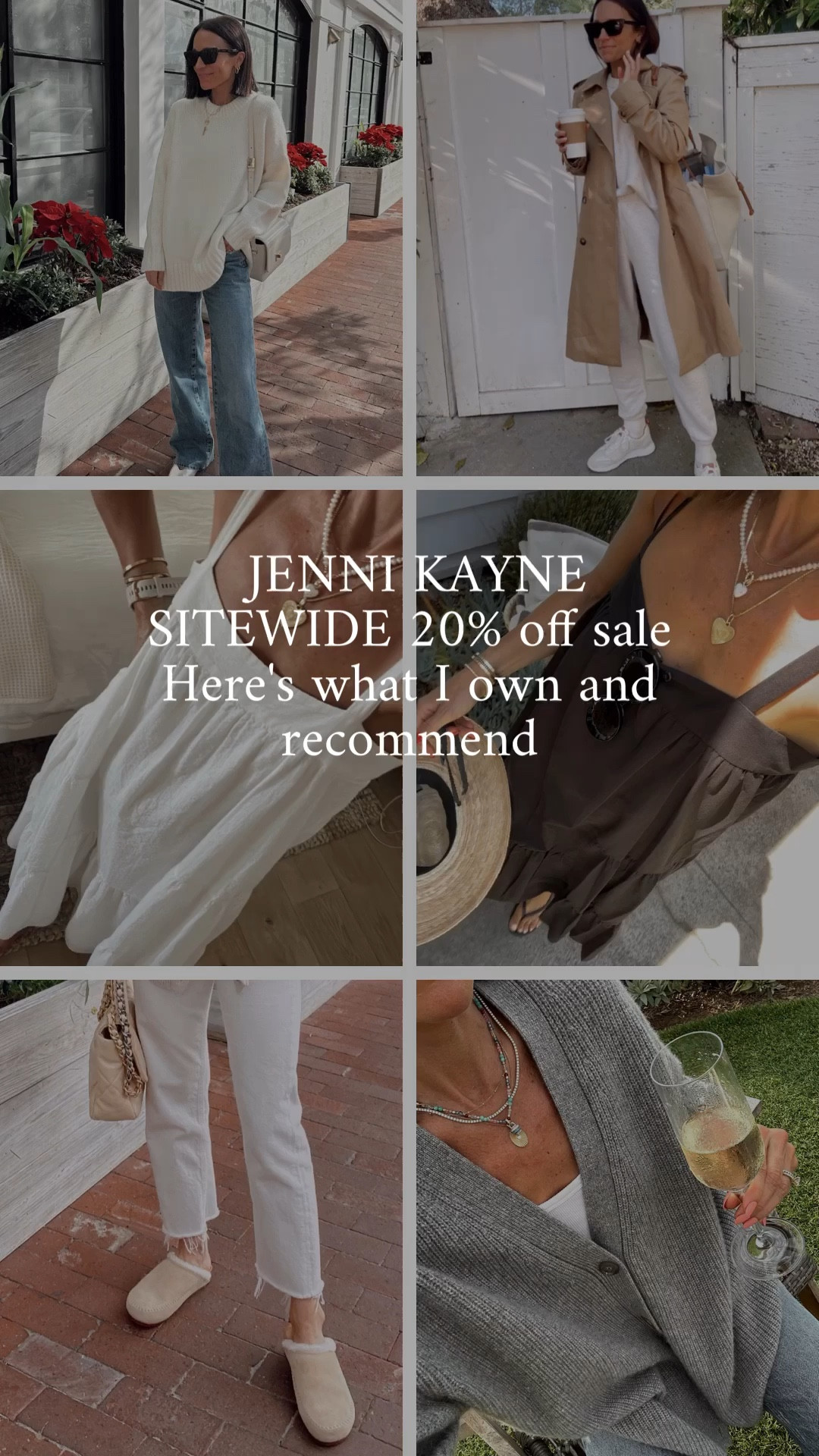 Jenni kayne Labor Day weekend 20% off sale 
What I own and recommend 
Many of these pieces I’ve had for several years 


#LTKOver40