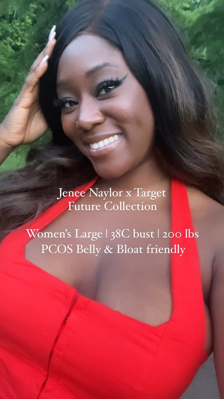 Summer Travel Outfit - Women’s Halter Top with smocked stretchy back. Safe for your back rolls, PCOS belly, and post-brunch food baby. Built-in bustier effect. Super comfortable Target Future Collection Collaboration with Jenee Naylor of Highlowluxxe 

#LTKFindsUnder50 #LTKStyleTip #LTKVideo