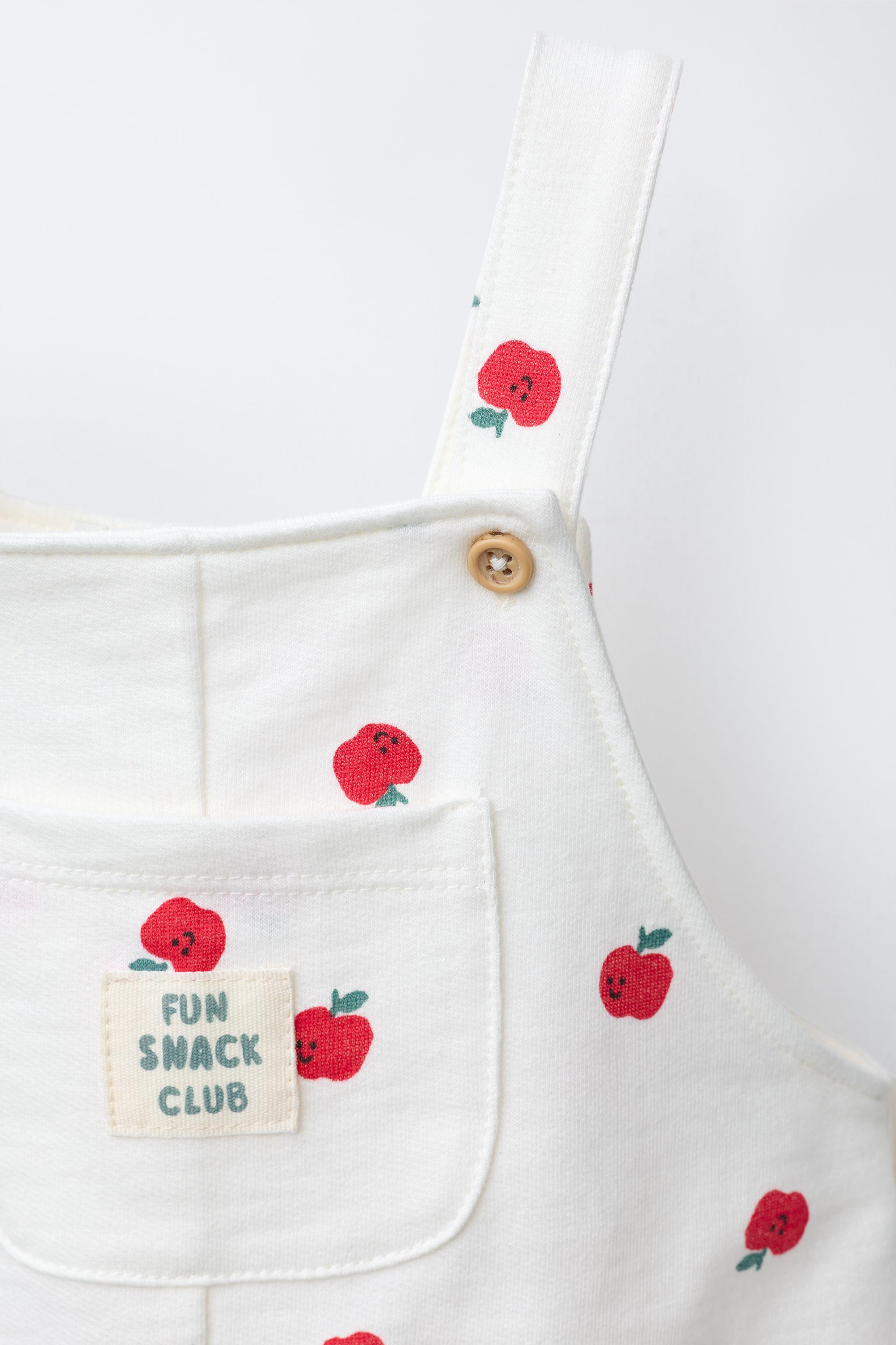 APPLE PRINT OVERALLS | Zara US