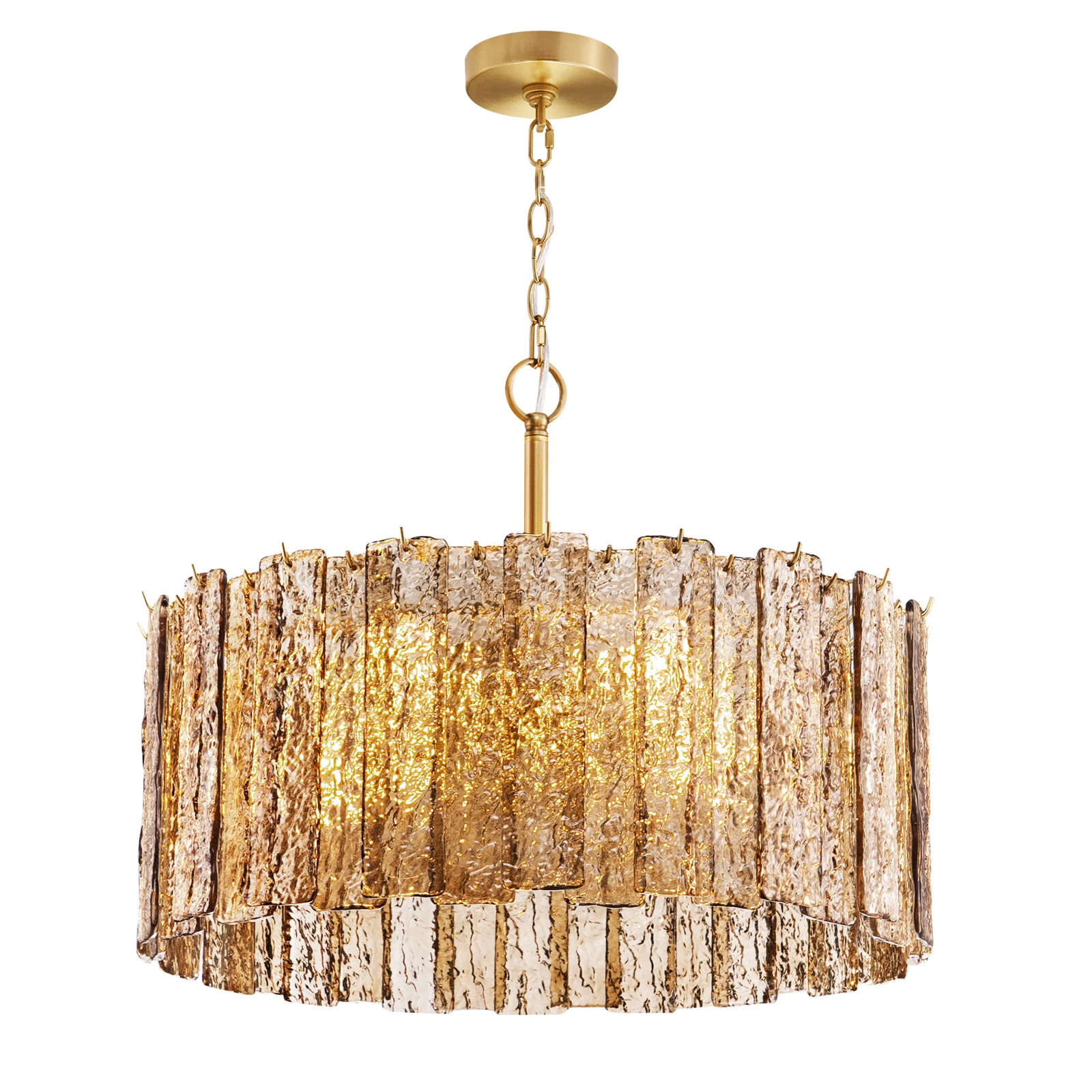 Joss & Main  Mesmer 24" 8-lights Gold Elegant Round Chandelier Ceiling Light & Reviews | Joss & M... | Joss & Main