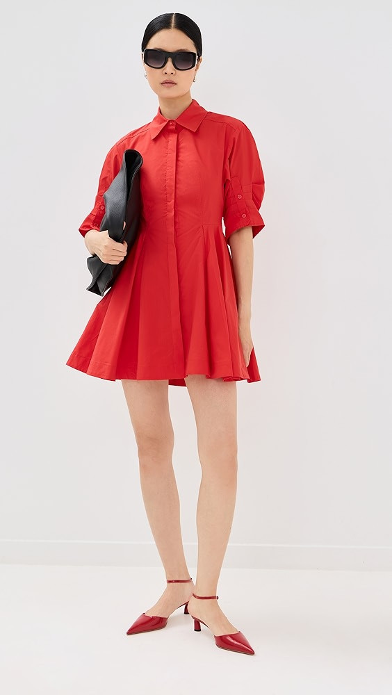 SIMKHAI Jazzie Short Sleeve Mini Dress | Shopbop | Shopbop