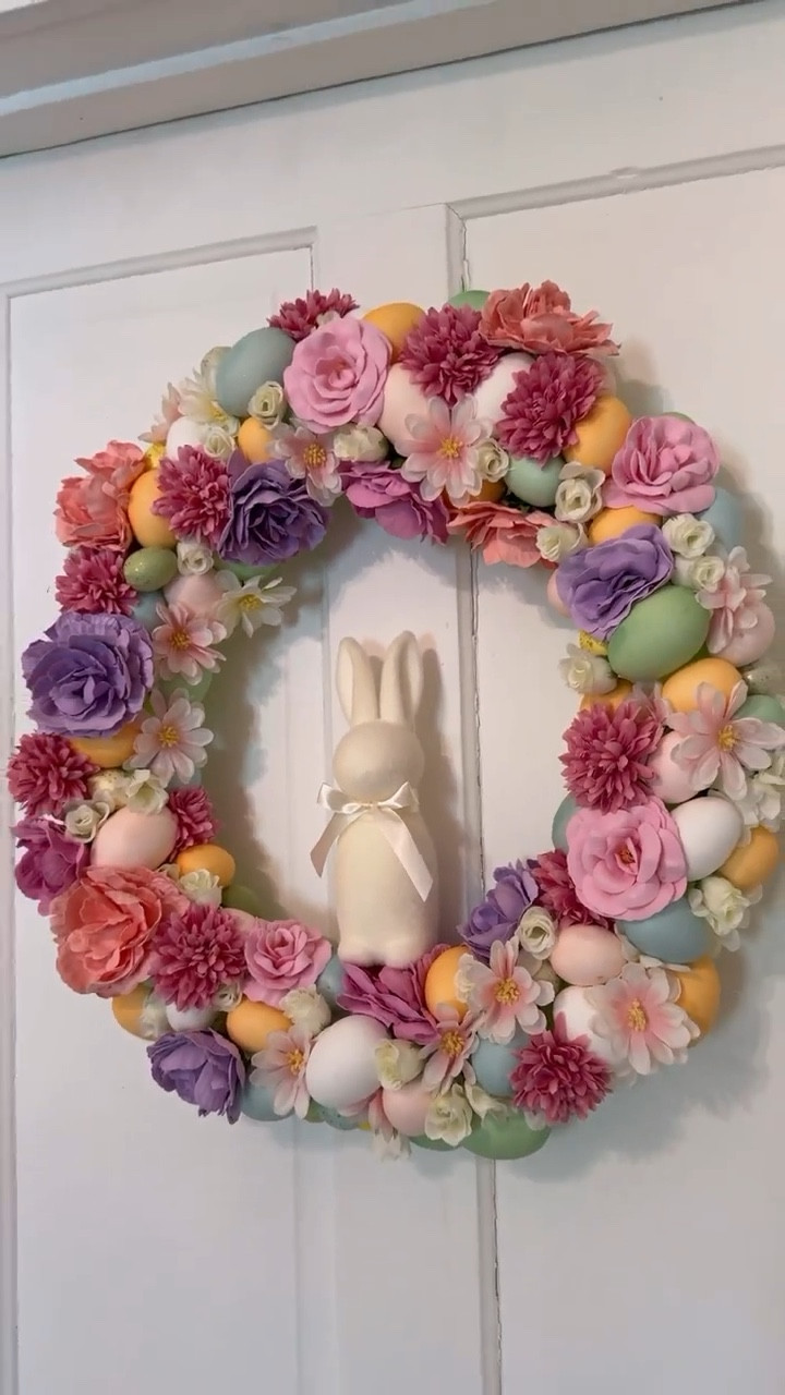 DIY pool noodle wreath for Easter 

#LTKWatchNow #LTKHome #LTKSeasonal