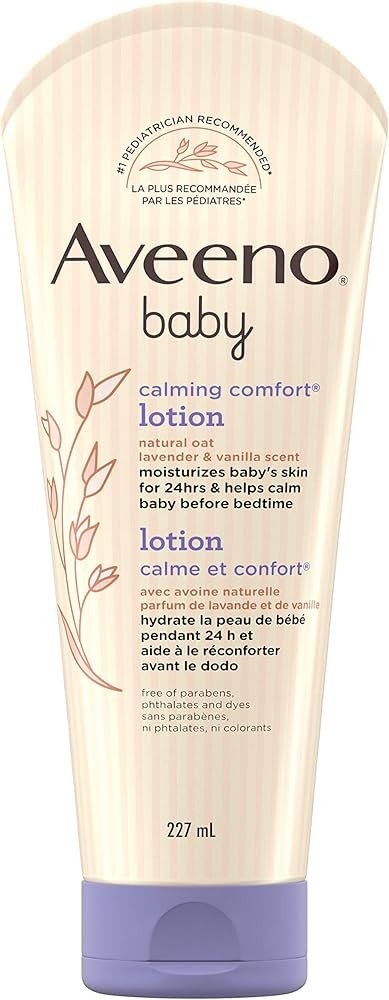 Aveeno Lotion apaisante pour bébé, parfum lavande et vanille, hydratant hypoallergénique et sa... | Amazon (CA)